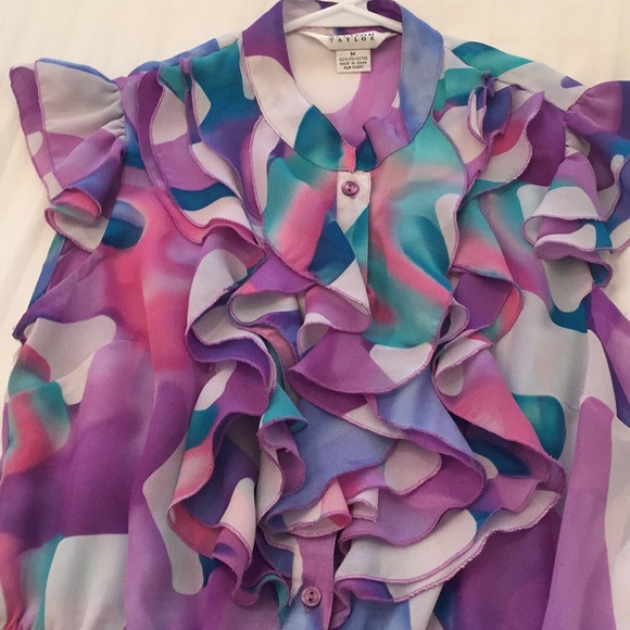 Allison Taylor Button-Up Blouse - Multi-Color - Picture 2 of 6